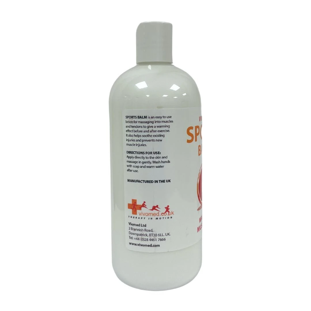 Vivomed Sports Balm - Warming Sports Massage Lotion 500ml 2 Vivomed Sports Balm - Warming Sports Massage Lotion 500ml - Image 2