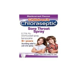 Children's Chloraseptic Sore Throat Spray Blackcurrant (15mL)