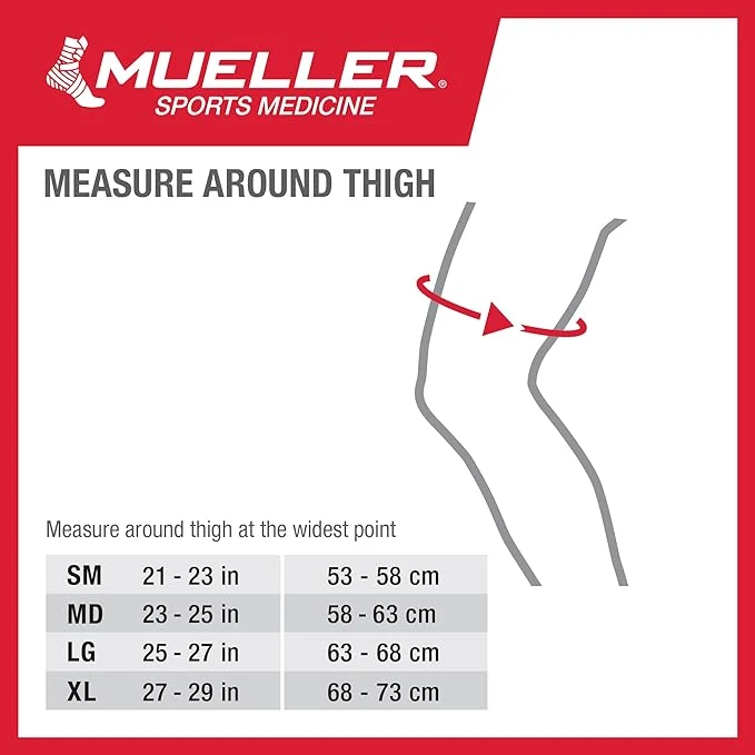 Mueller Thigh Sleeve - Neoprene Blend 2 Mueller Thigh Sleeve - Neoprene Blend - Image 2