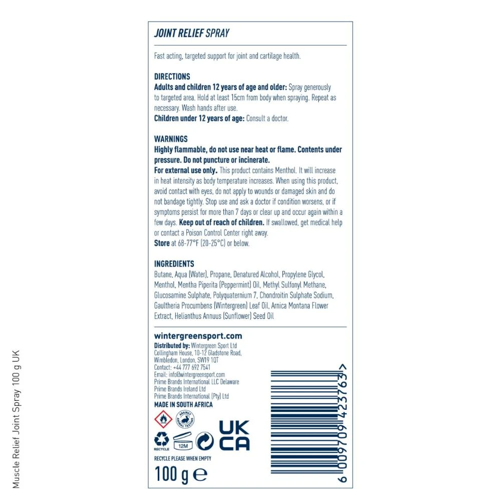 Wintergreen Joint Relief Spray 6 Wintergreen Joint Relief Spray - Image 6