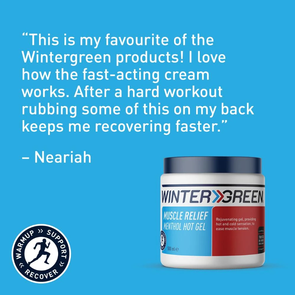 Wintergreen Muscle Relief Menthol Hot Gel - Image 2