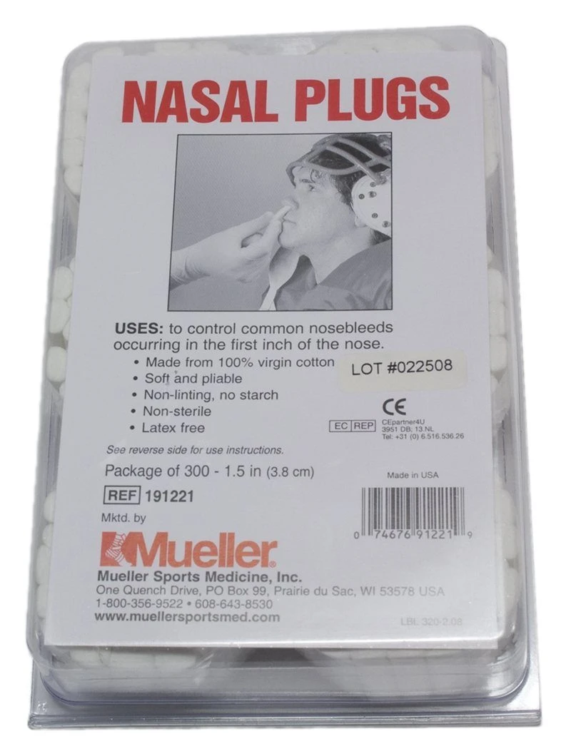 Mueller Nasal Plugs 1 Mueller Nasal Plugs