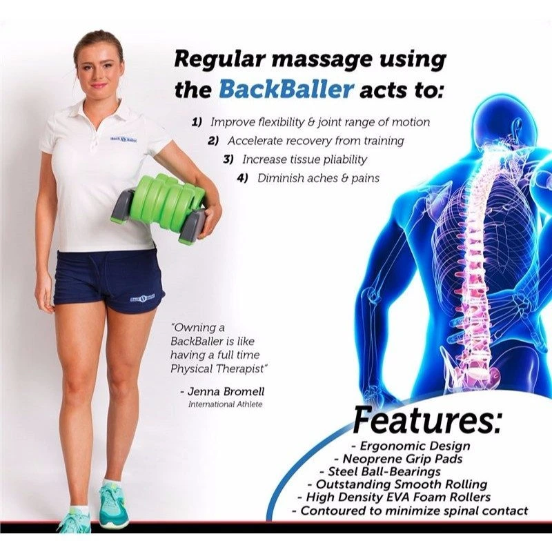 BackBaller Dual Mounted Foam Roller 7 BackBaller Dual Mounted Foam Roller - Image 7