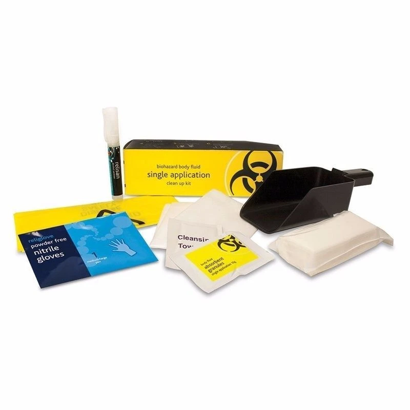 Reliance Medical Bio Hazard Clean-Up Kit Single Application 1 Reliance Medical Bio Hazard Clean-Up Kit Single Application