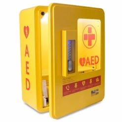 Reliance Medical Heated Outdoor Metal AED (defibrillator) Wall Cabinet -Sports Therapy Store CAB008E 1