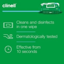 Clinell Universal Sanitising Wipes - Pack Of 200 -Sports Therapy Store CLI001W.8