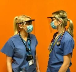 Face Shield Visors Pack Of 10 7 Face Shield Visors Pack Of 10 -Sports Therapy Store FSH001IC 1 2 1