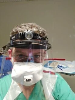 Face Shield Visors Pack Of 10 9 Face Shield Visors Pack Of 10 -Sports Therapy Store FSH001IR