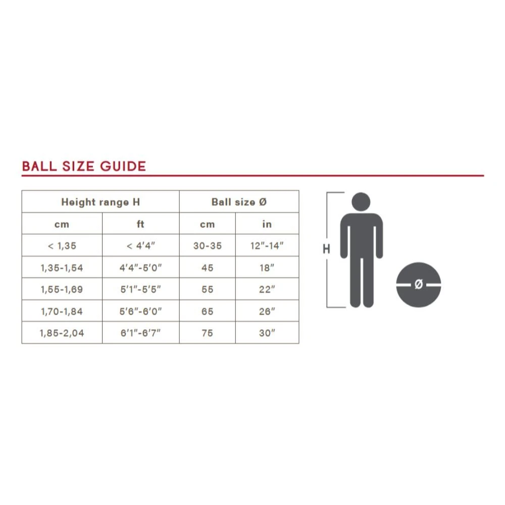 Gymnic Fit-Ball - Anti Burst Gym Ball - 55, 65 Or 75cm 3 Gymnic Fit-Ball - Anti Burst Gym Ball - 55, 65 Or 75cm - Image 3