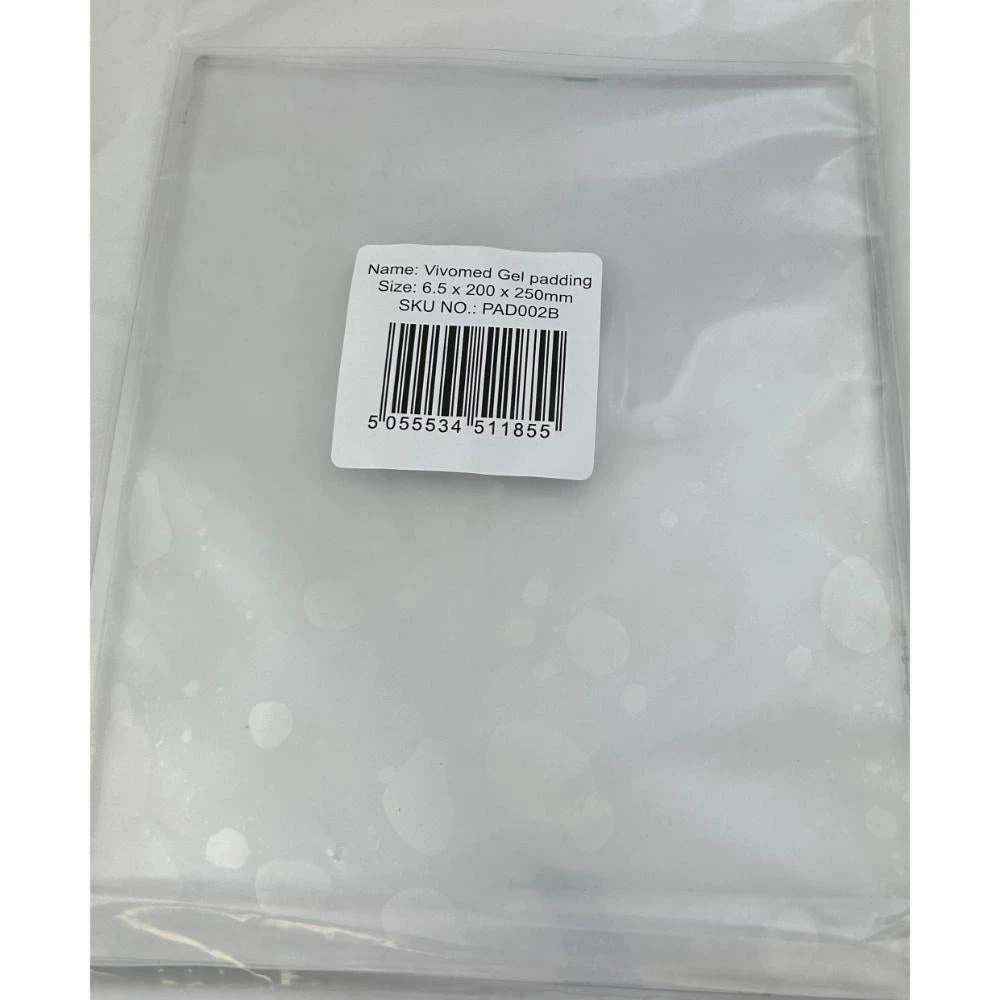 Vivomed Gel Padding To Protect Injuries - 6.5mm Thick (6.5 X 200 X 250mm) 1 Vivomed Gel Padding To Protect Injuries - 6.5mm Thick (6.5 X 200 X 250mm)