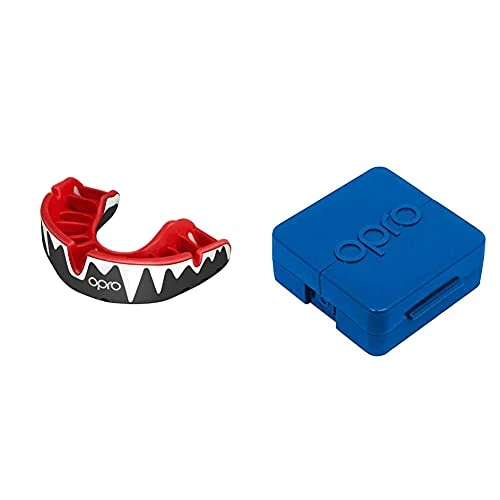 Opro Opro Platinum Sports Mouthguard, Black, White, Red 2 Opro Opro Platinum Sports Mouthguard, Black, White, Red - Image 2