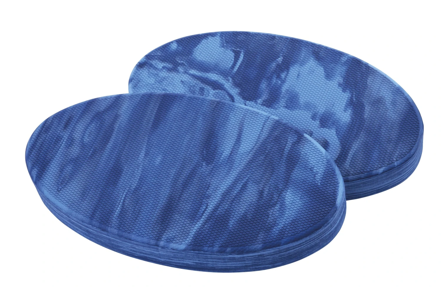 Therapy In Motion Oval Foam Balance Pad - Marble Blue 2 Therapy In Motion Oval Foam Balance Pad - Marble Blue - Image 2