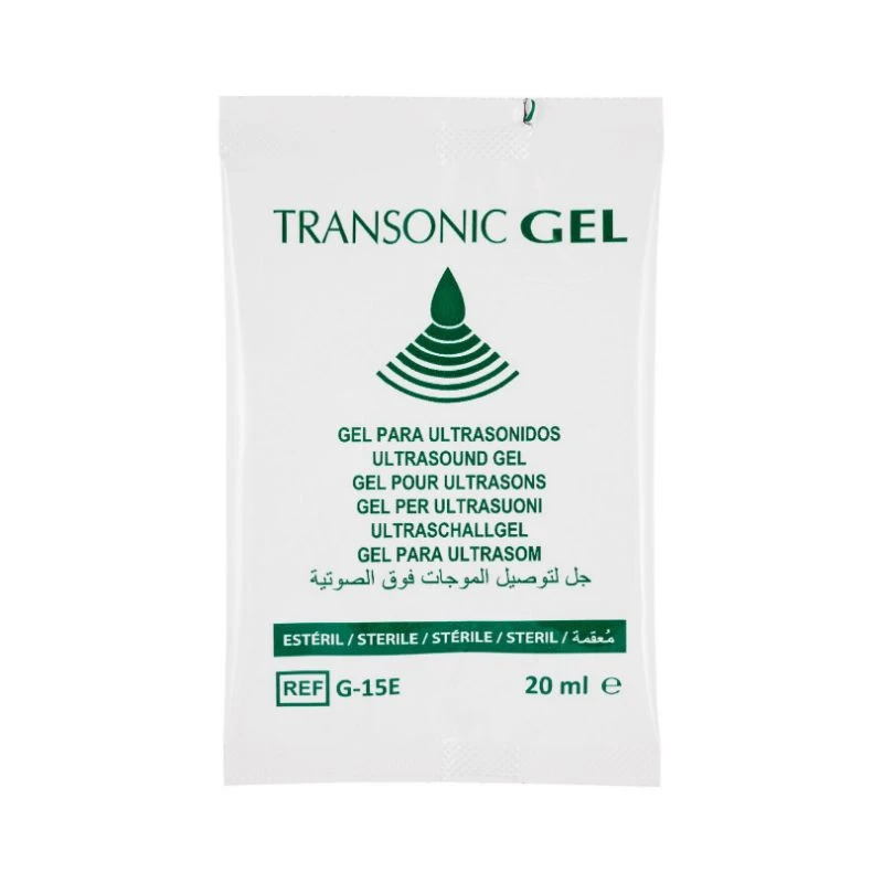 Transonic ECG Gel & Ultrasound Gel - Colourless - Sterile Sachet 20ml Sterile Pack Of 48 1 Transonic ECG Gel & Ultrasound Gel - Colourless - Sterile Sachet 20ml Sterile Pack Of 48