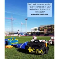 Vivomed Complete Run-On Medical Bag - Sports First Aid Kit - Black -Sports Therapy Store football Vivomed full size