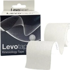 Levotape Kinesiology Tape (8 Colours) 5m X 5cm 14 Levotape Kinesiology Tape (8 Colours) 5m X 5cm -Sports Therapy Store levotape white